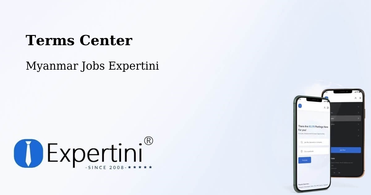 Terms of Service – Yangon - Myanmar Jobs Expertini